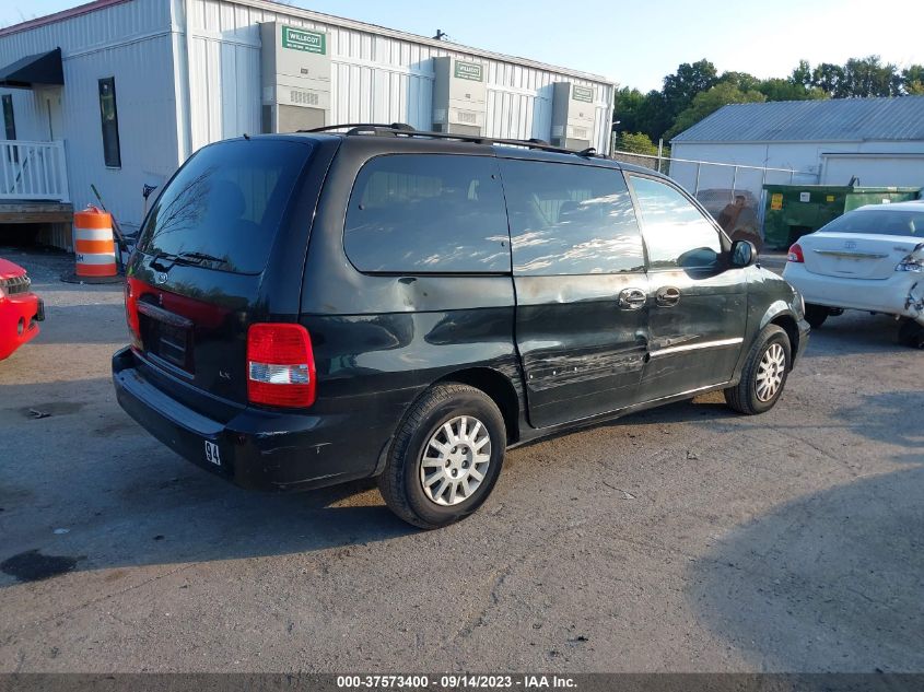 2003 Kia Sedona Ex/Lx VIN: KNDUP131036491792 Lot: 37573400