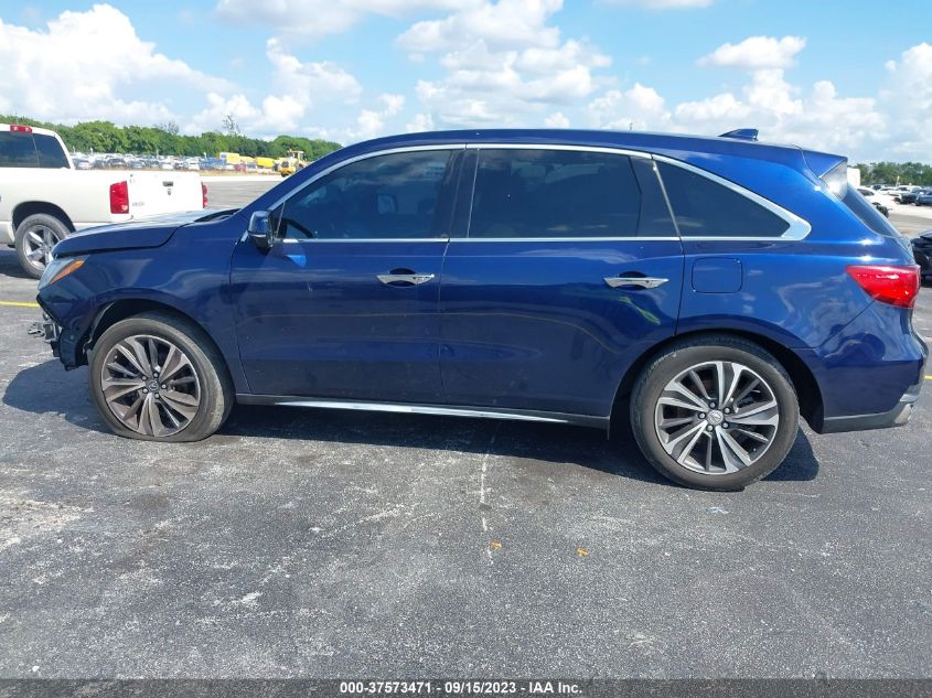 2019 Acura Mdx Tech Pkg VIN: 5J8YD3H51KL005851 Lot: 37573471