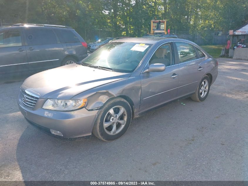 2007 Hyundai Azera Gls VIN: KMHFC46D27A202826 Lot: 37574985