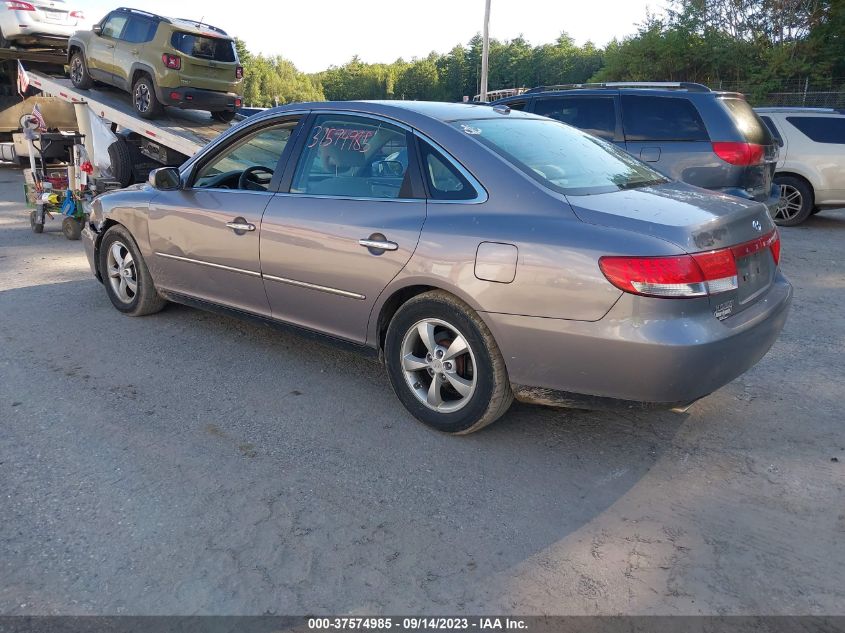 2007 Hyundai Azera Gls VIN: KMHFC46D27A202826 Lot: 37574985