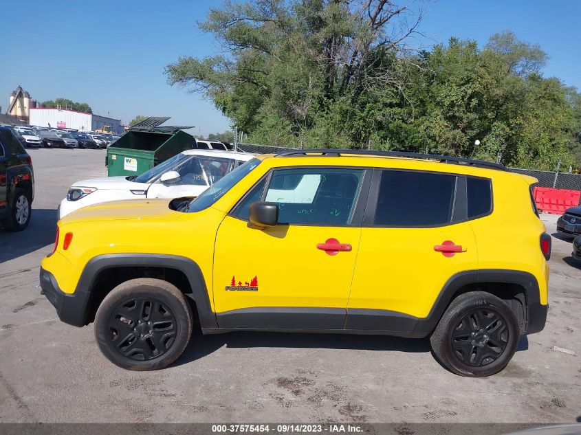 2018 Jeep Renegade Upland Edition VIN: ZACCJBAB0JPH94581 Lot: 37575454