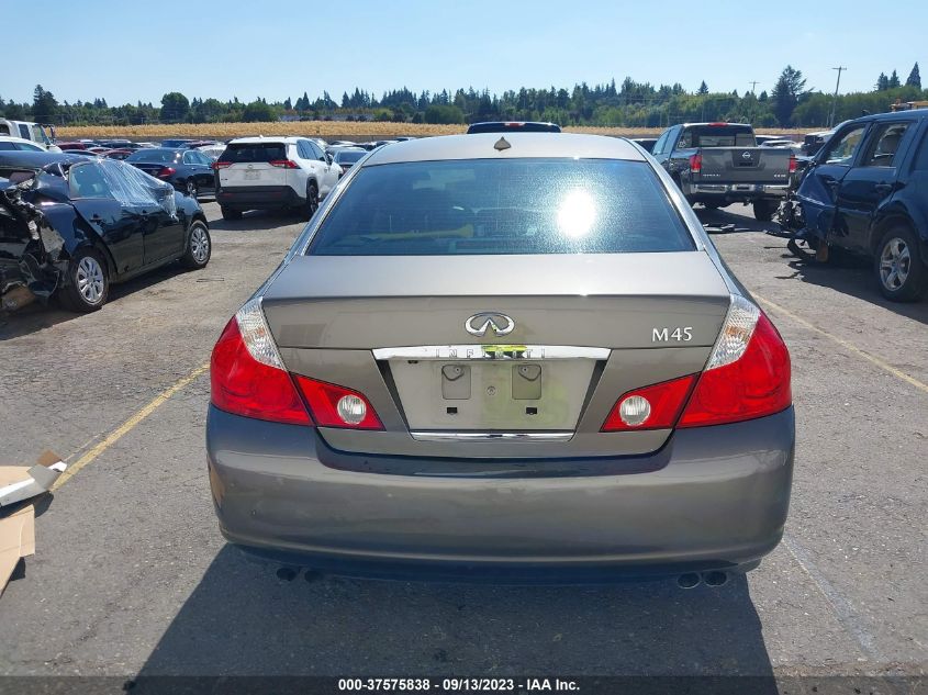 JNKBY01E86M204976 2006 Infiniti M45 Sport