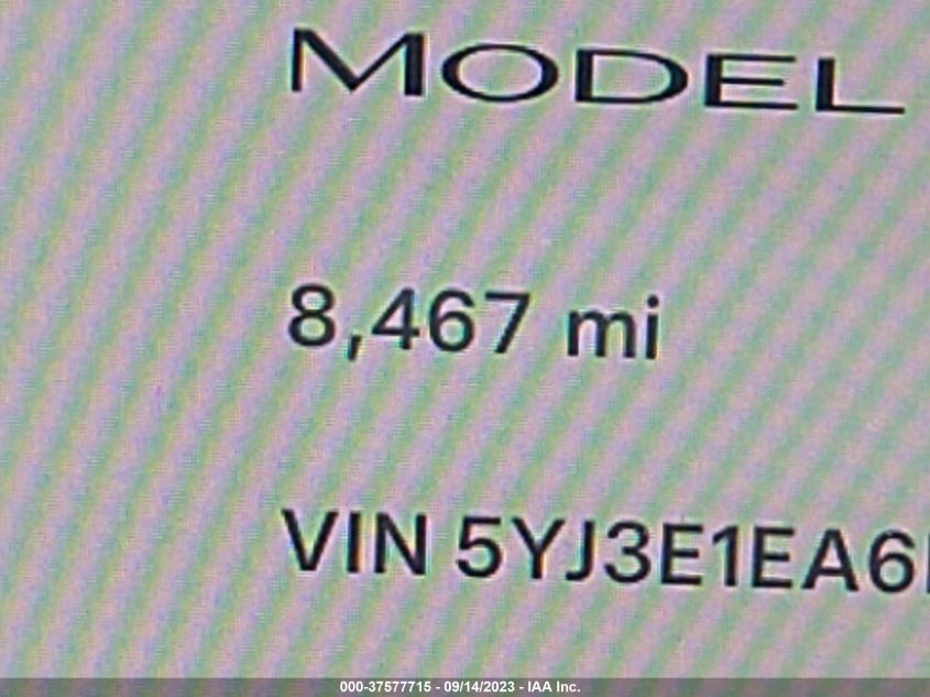 2023 Tesla Model 3 VIN: 5YJ3E1EA6PF434568 Lot: 37577715