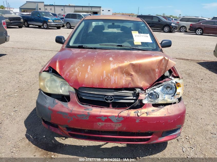 2004 Toyota Corolla Ce/S/Le VIN: 1NXBR32E44Z321803 Lot: 37577758