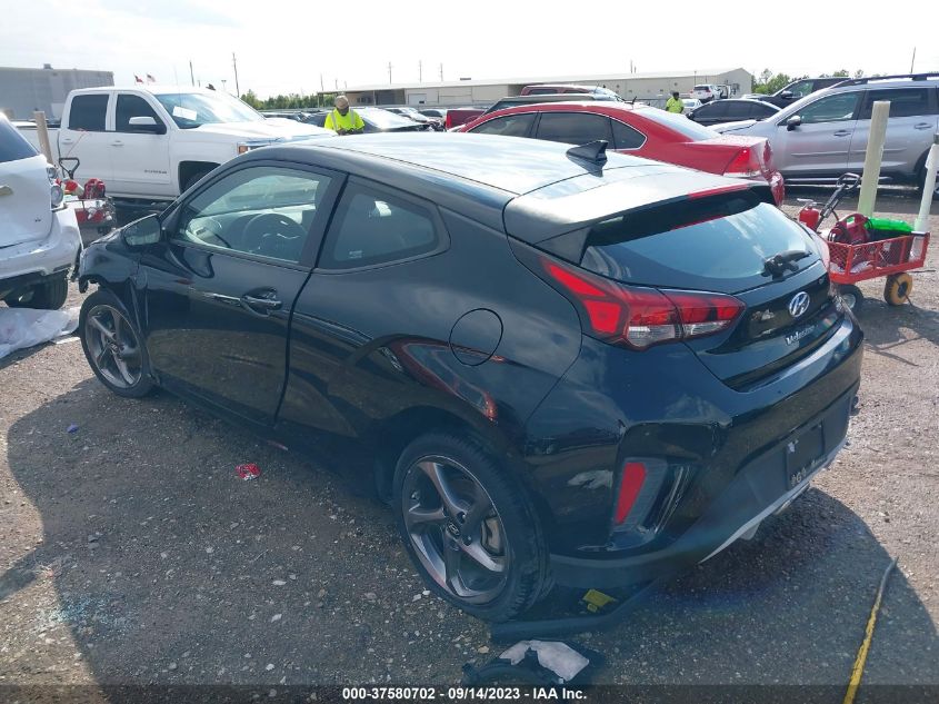 2019 Hyundai Veloster 2.0 VIN: KMHTG6AF3KU016554 Lot: 37580702