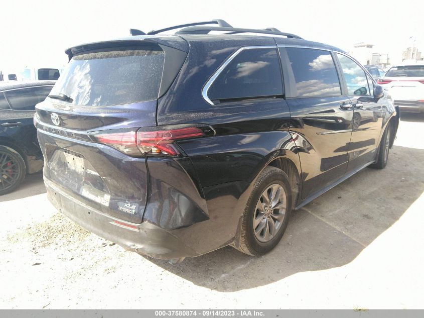 2021 Toyota Sienna Xle VIN: 5TDYRKECXMS058305 Lot: 37580874