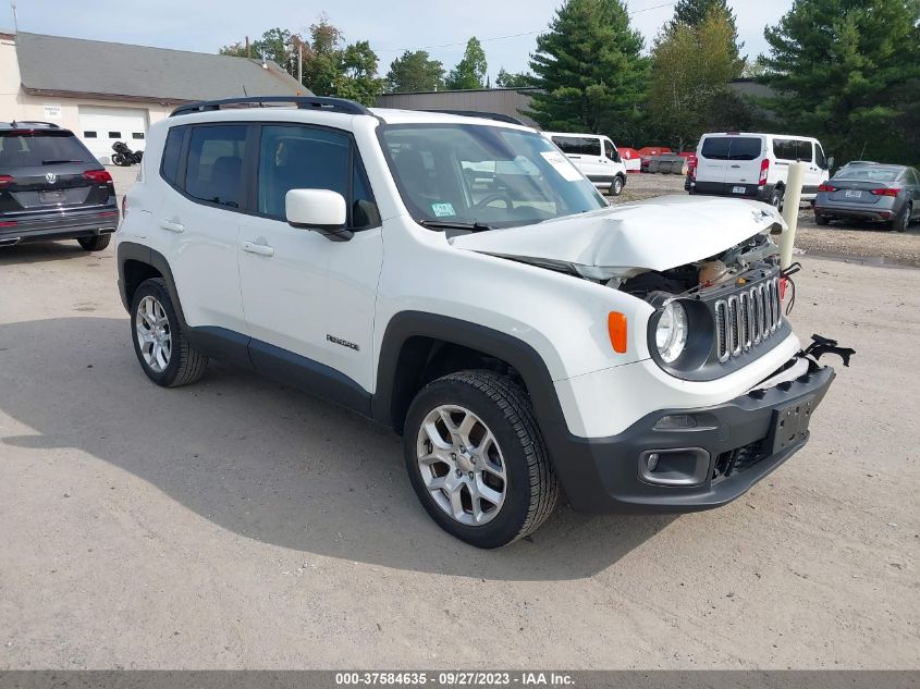 2017 Jeep Renegade Latitude 4X4 VIN: ZACCJBBB7HPF46501 Lot: 37584635