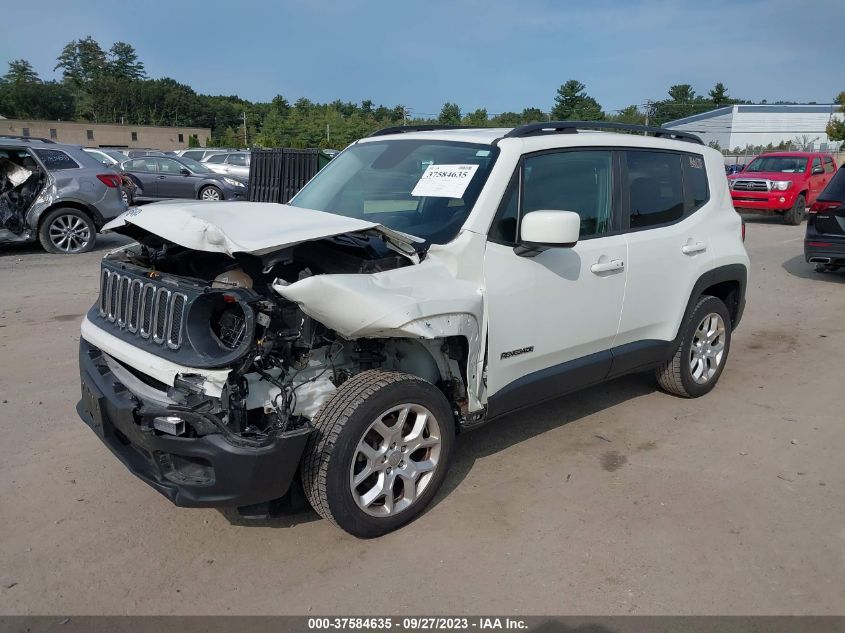 2017 Jeep Renegade Latitude 4X4 VIN: ZACCJBBB7HPF46501 Lot: 37584635