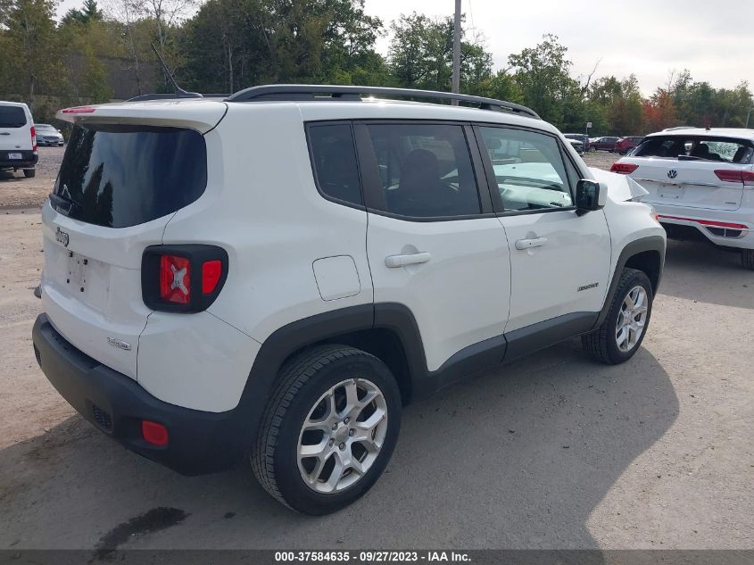 2017 Jeep Renegade Latitude 4X4 VIN: ZACCJBBB7HPF46501 Lot: 37584635