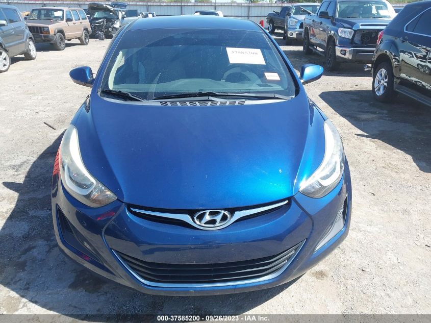 2016 Hyundai Elantra Se VIN: 5NPDH4AEXGH745721 Lot: 37585200