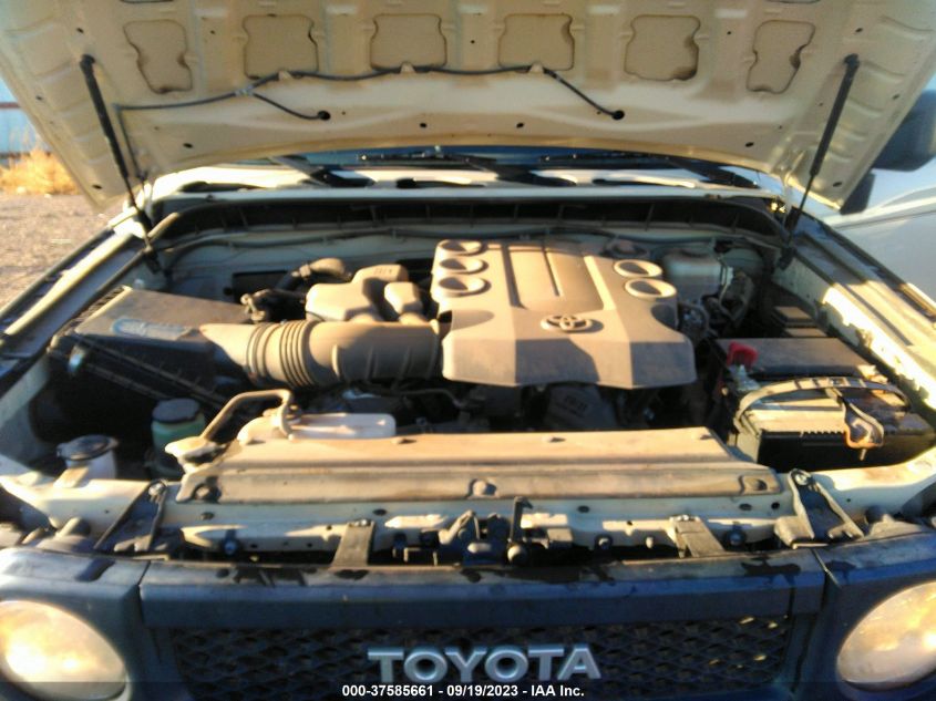 2010 Toyota Fj Cruiser VIN: JTEBU4BF7AK078623 Lot: 37585661