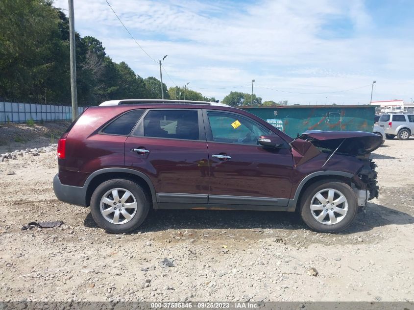 2013 Kia Sorento Lx V6 VIN: 5XYKT4A2XDG323012 Lot: 37585846