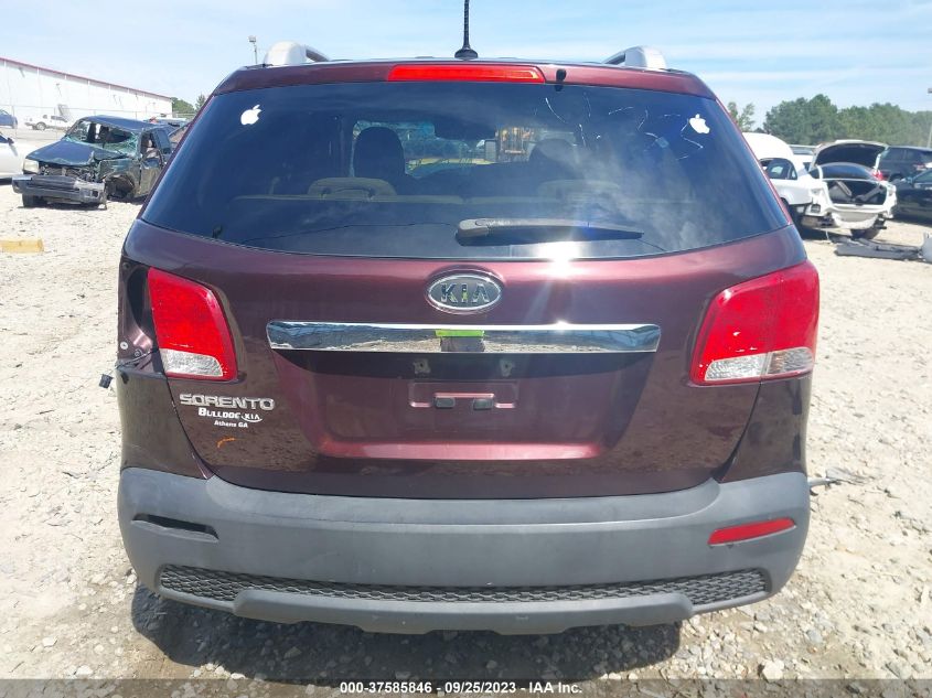 5XYKT4A2XDG323012 2013 Kia Sorento Lx V6