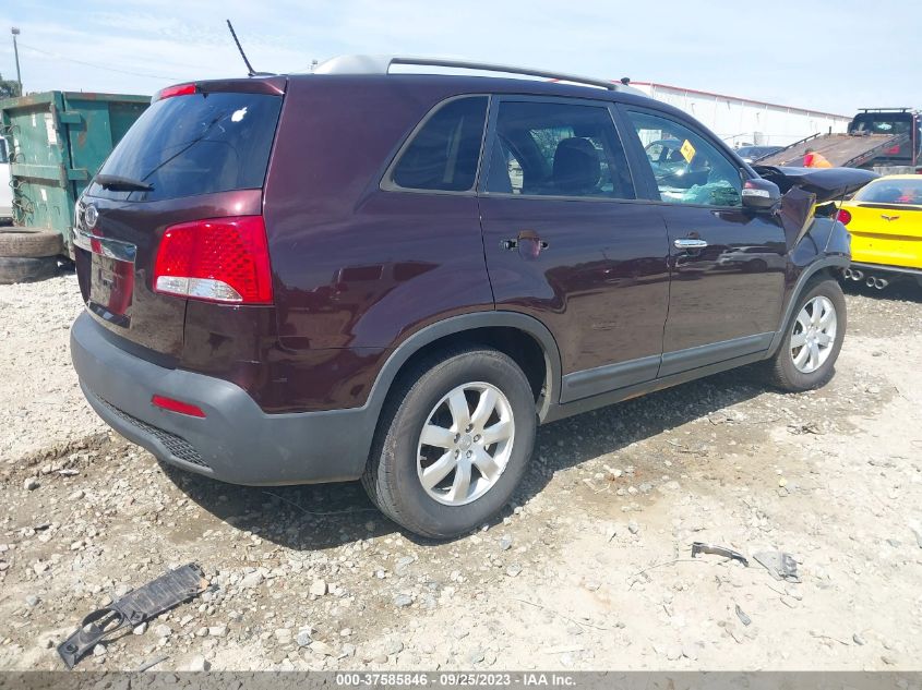 5XYKT4A2XDG323012 2013 Kia Sorento Lx V6