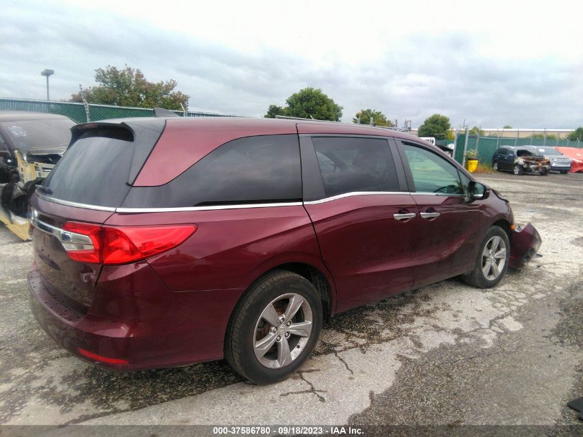 2018 Honda Odyssey Ex VIN: 5FNRL6H58JB065747 Lot: 37586780