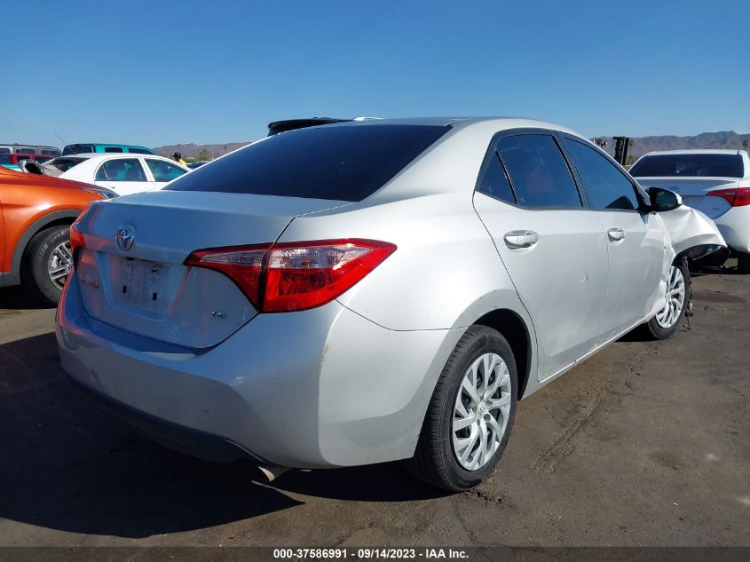 2019 Toyota Corolla Le VIN: 5YFBURHE4KP859621 Lot: 37586991