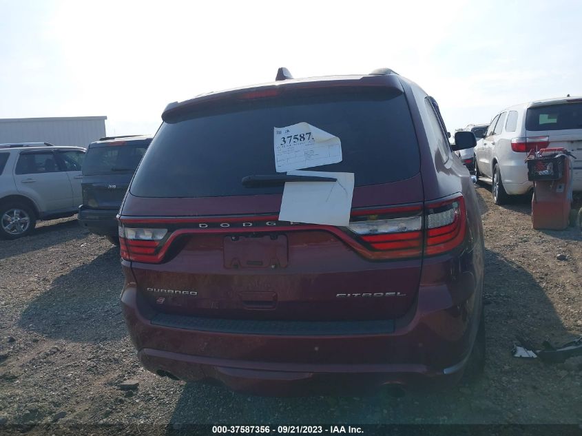 2018 Dodge Durango Citadel VIN: 1C4SDJET2JC173749 Lot: 37587356