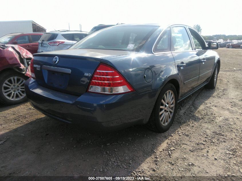 2005 Mercury Montego Premier VIN: 1MEHM43185G621146 Lot: 37587605