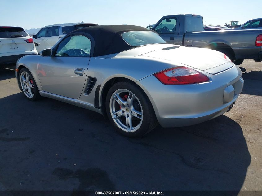 2007 Porsche Boxster S VIN: WP0CB29807U730683 Lot: 37587907