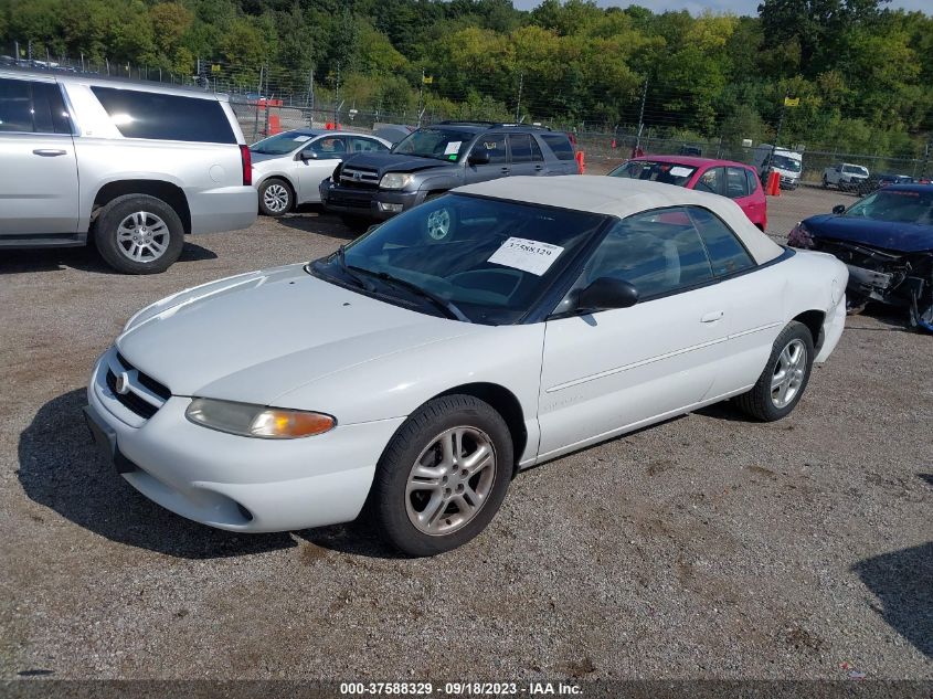 1997 Chrysler Sebring Jx VIN: 3C3EL45H9VT623585 Lot: 37588329