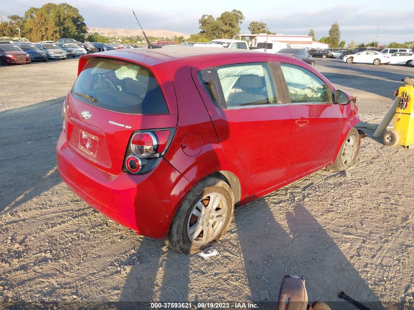 2013 Chevrolet Sonic Lt Auto VIN: 1G1JC6SG1D4210817 Lot: 37593621