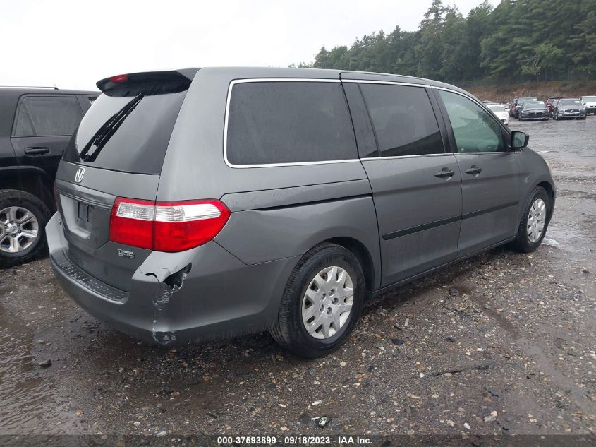 2007 Honda Odyssey Lx VIN: 5FNRL382X7B099928 Lot: 40903270