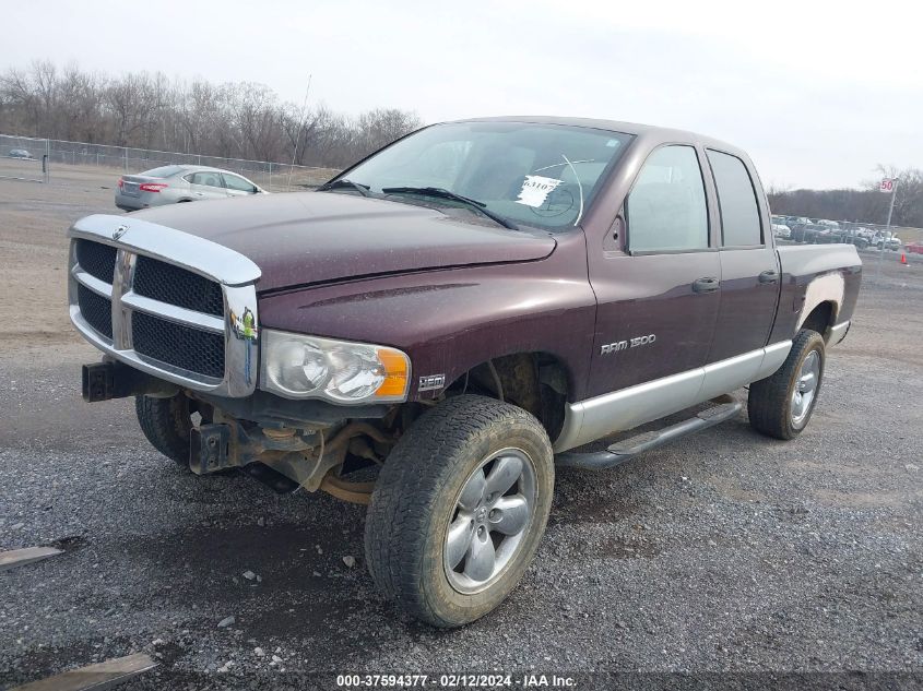 2005 Dodge Ram 1500 Slt/Laramie VIN: 1D7HU18D85S182861 Lot: 37594377