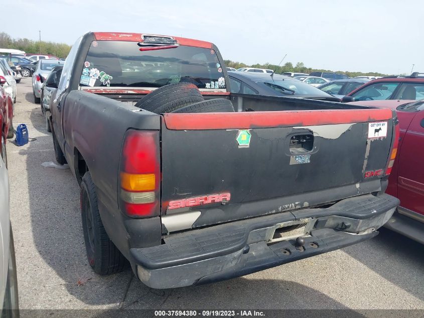 2002 GMC Sierra 1500 Standard VIN: 1GTEC14WX2Z341020 Lot: 37594380