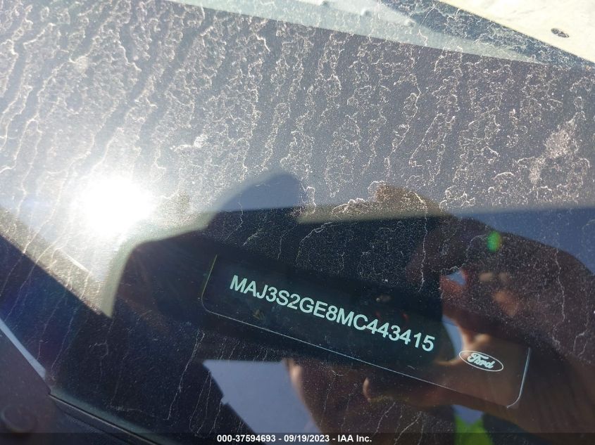 MAJ3S2GE8MC443415 2021 Ford Ecosport Se