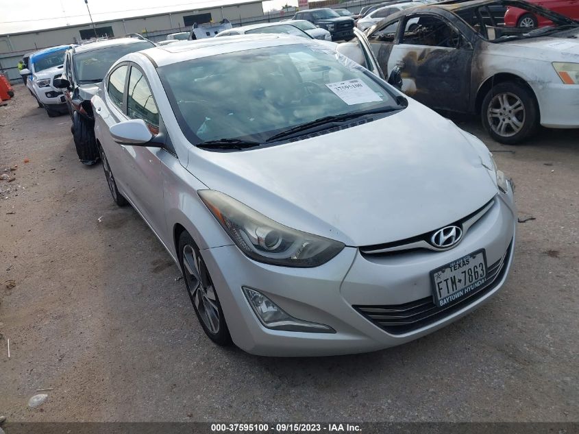 2015 Hyundai Elantra Limited VIN: 5NPDH4AE9FH596345 Lot: 37595100