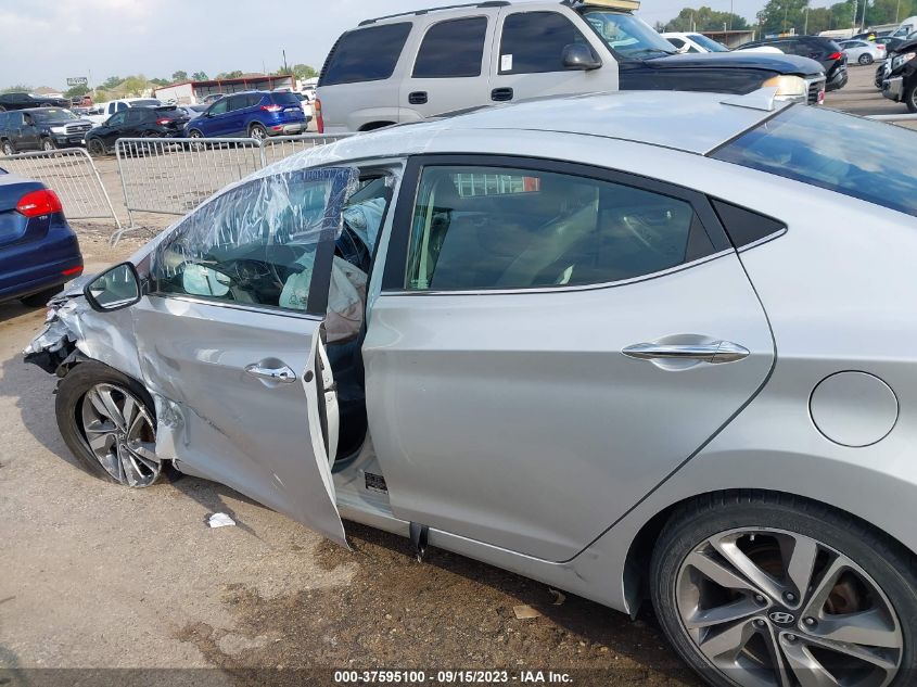 2015 Hyundai Elantra Limited VIN: 5NPDH4AE9FH596345 Lot: 37595100