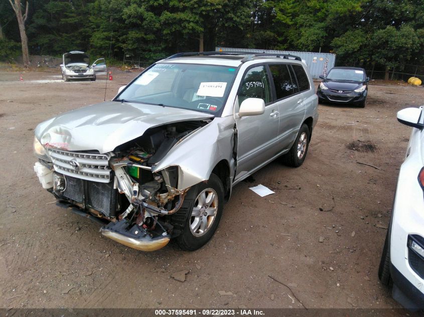 2003 Toyota Highlander V6 (A4) VIN: JTEHF21A230135078 Lot: 37595491