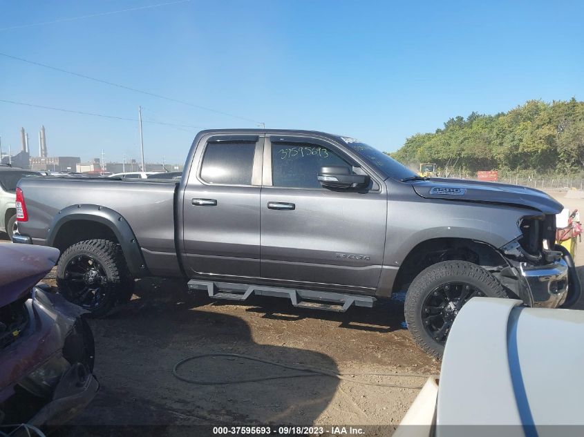 2019 Ram 1500 Big Horn/Lone Star 4X4 6'4" Box VIN: 1C6SRFBT3KN655968 Lot: 37595693