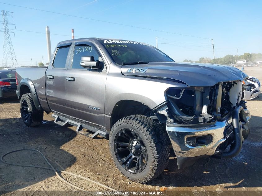 2019 Ram 1500 Big Horn/Lone Star 4X4 6'4" Box VIN: 1C6SRFBT3KN655968 Lot: 37595693