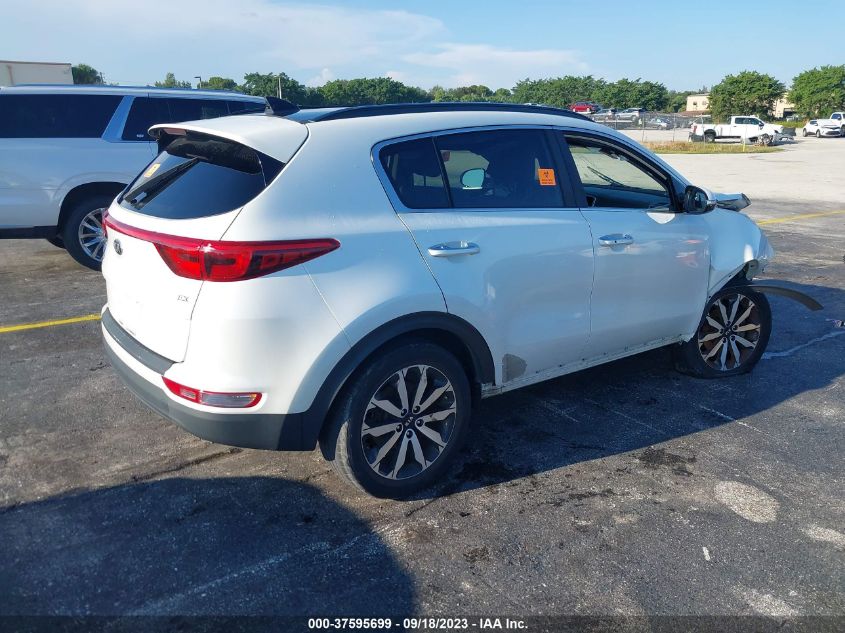 2018 Kia Sportage Ex VIN: KNDPN3AC3J7354498 Lot: 37595699