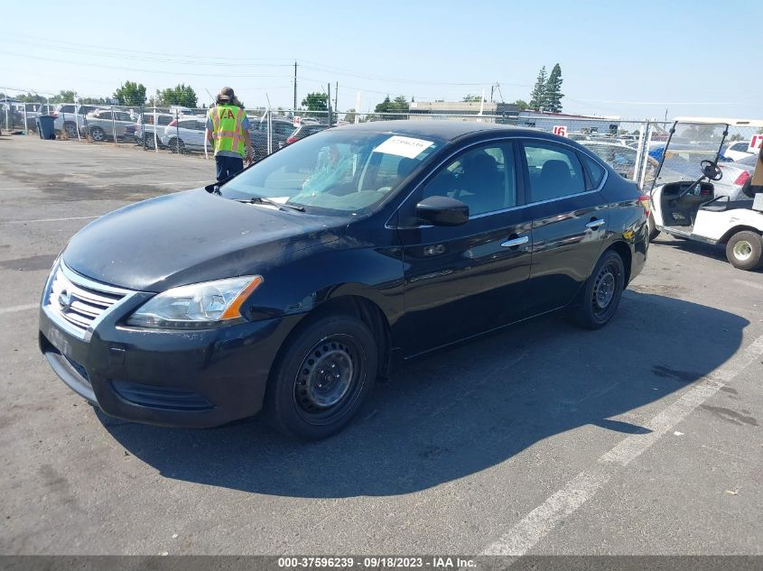 2014 Nissan Sentra Fe+ S/Fe+ Sv/S/Sv/Sr/Sl VIN: 3N1AB7AP5EY202237 Lot: 37596239