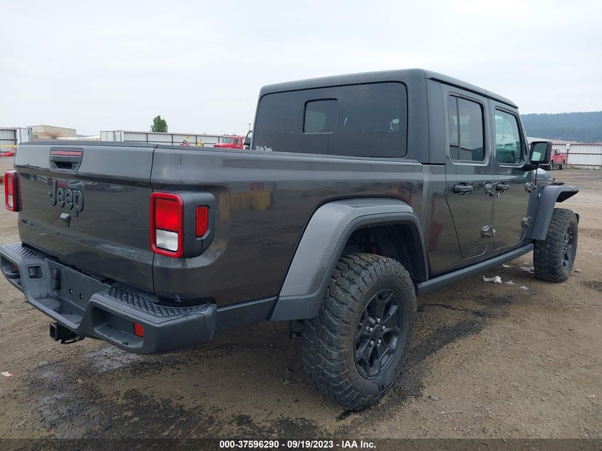 2021 Jeep Gladiator Willys VIN: 1C6HJTAGXML525446 Lot: 37596290