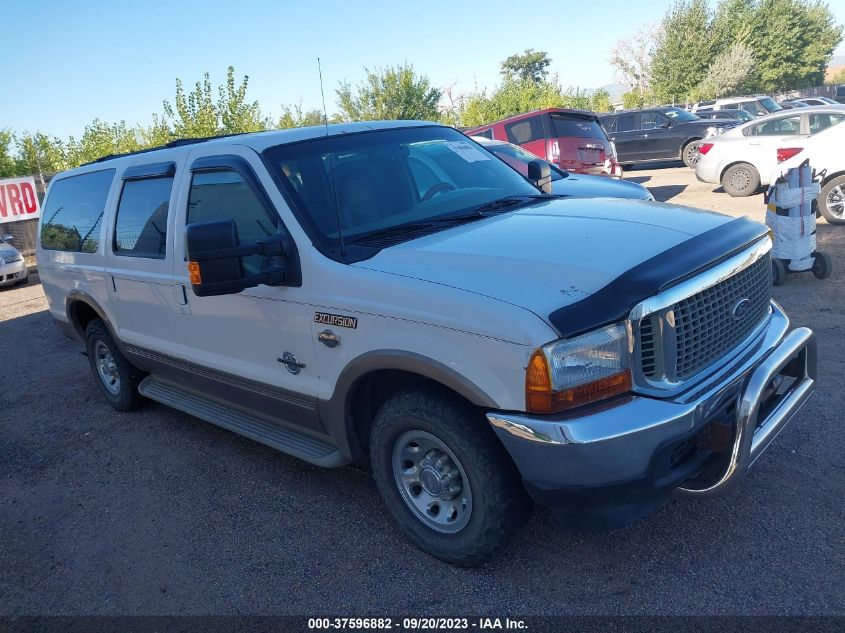 2001 Ford Excursion Limited VIN: 1FMNU42FX1EB45839 Lot: 37596882