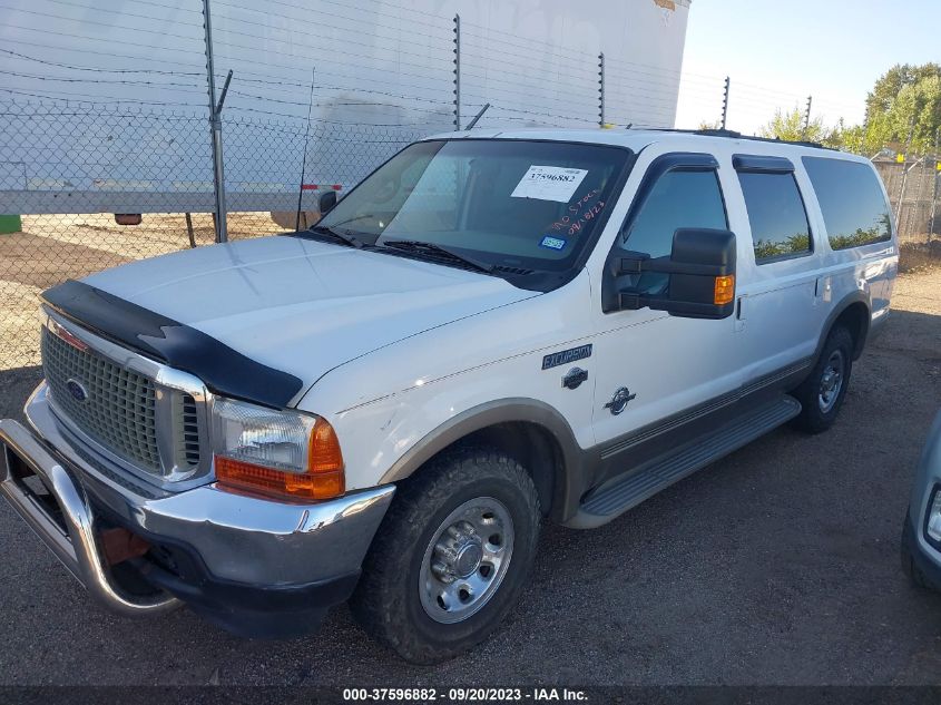 2001 Ford Excursion Limited VIN: 1FMNU42FX1EB45839 Lot: 37596882