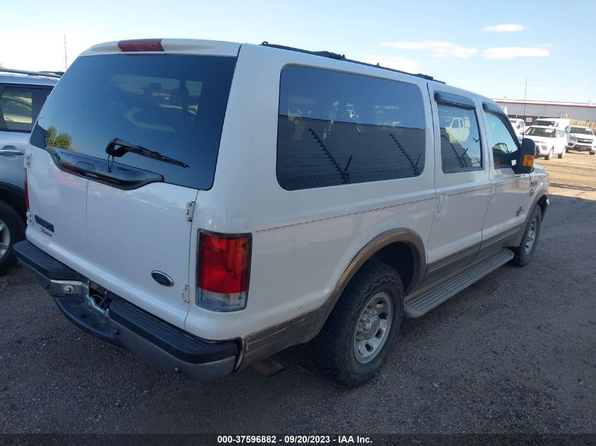 2001 Ford Excursion Limited VIN: 1FMNU42FX1EB45839 Lot: 37596882