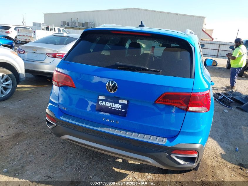 2022 Volkswagen Taos Se VIN: 3VVTX7B2XNM042892 Lot: 37598938