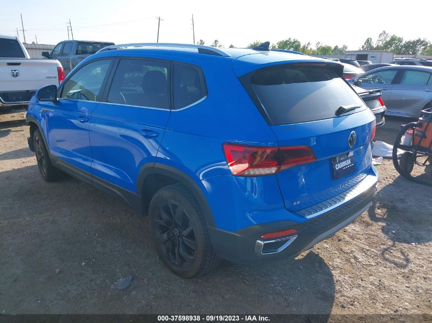 2022 Volkswagen Taos Se VIN: 3VVTX7B2XNM042892 Lot: 37598938
