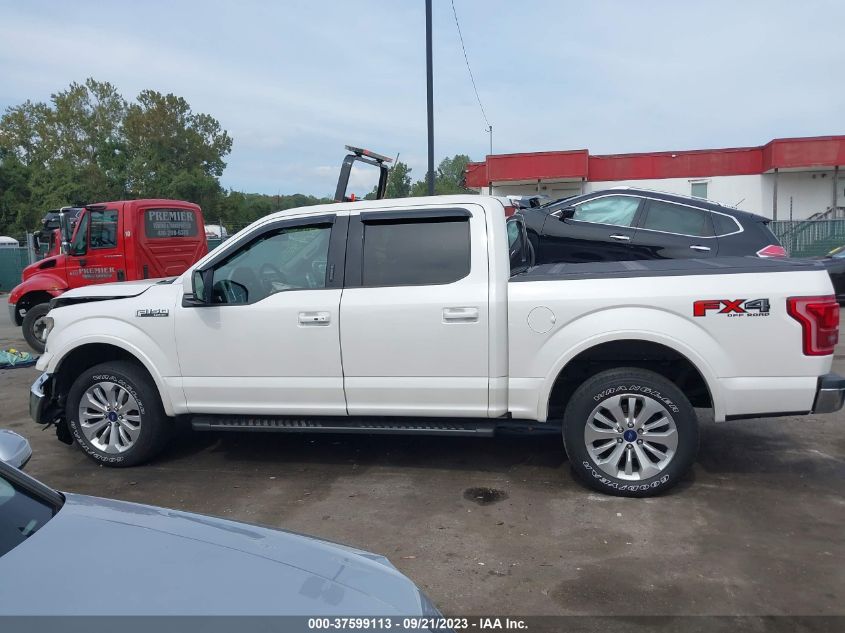 2016 Ford F-150 Lariat VIN: 1FTEW1EF3GFC33918 Lot: 37599113