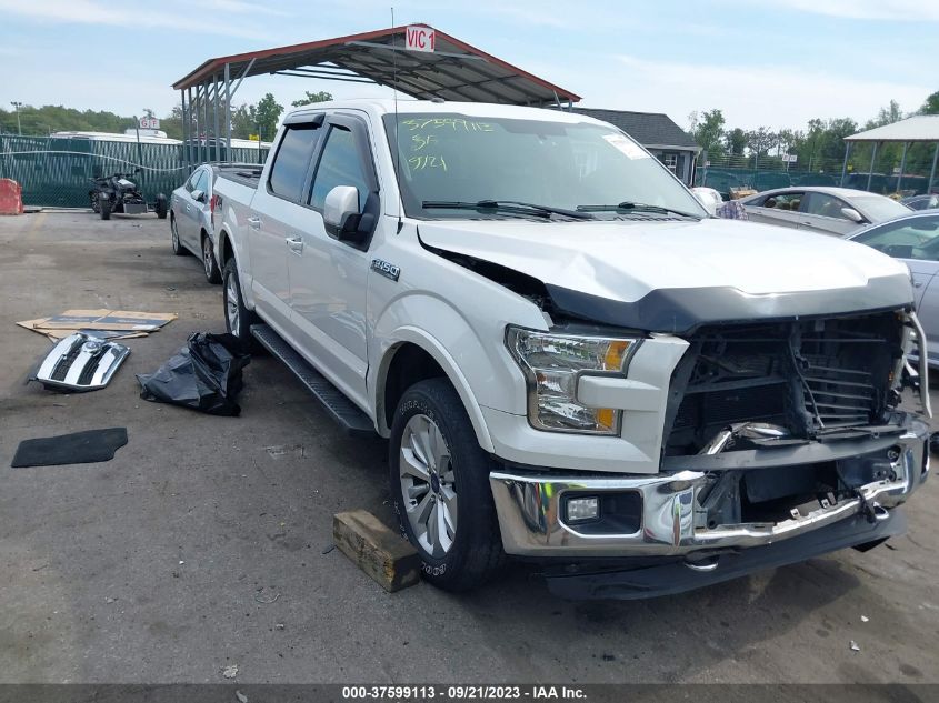 1FTEW1EF3GFC33918 2016 Ford F-150 Lariat