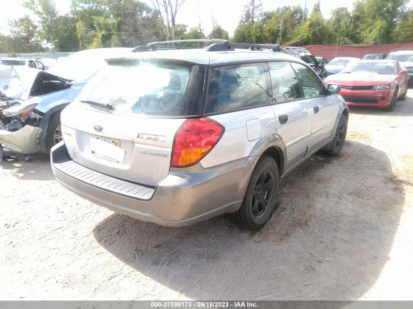 2007 Subaru Outback 2.5I Basic VIN: 4S4BP61CX77318835 Lot: 37599173