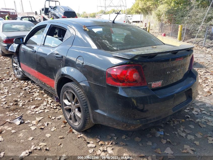 2012 Dodge Avenger R/T VIN: 1C3CDZBG2CN253252 Lot: 37602298