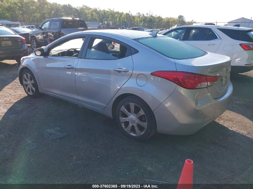 2012 Hyundai Elantra Limited VIN: 5NPDH4AE8CH098746 Lot: 37602365