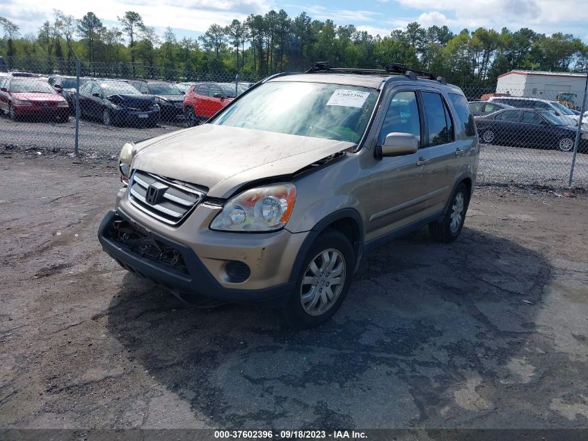 2005 Honda Cr-V Se VIN: SHSRD78925U321580 Lot: 37602396