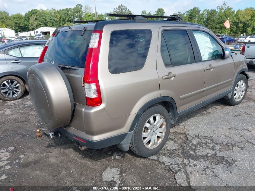 2005 Honda Cr-V Se VIN: SHSRD78925U321580 Lot: 37602396