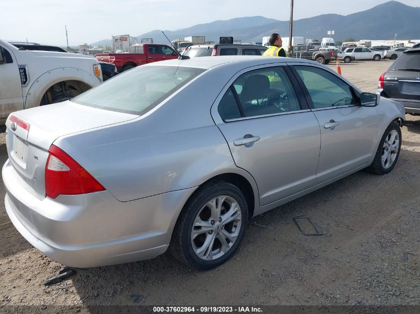 2012 Ford Fusion Se VIN: 3FAHP0HA9CR333545 Lot: 37602964